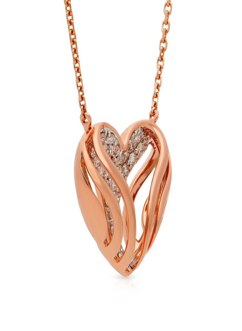 Malabar Gold and Diamonds 18 Karat 750 Purity Mine Diamond Pendant MPRGHTH012PN1 - Image 2